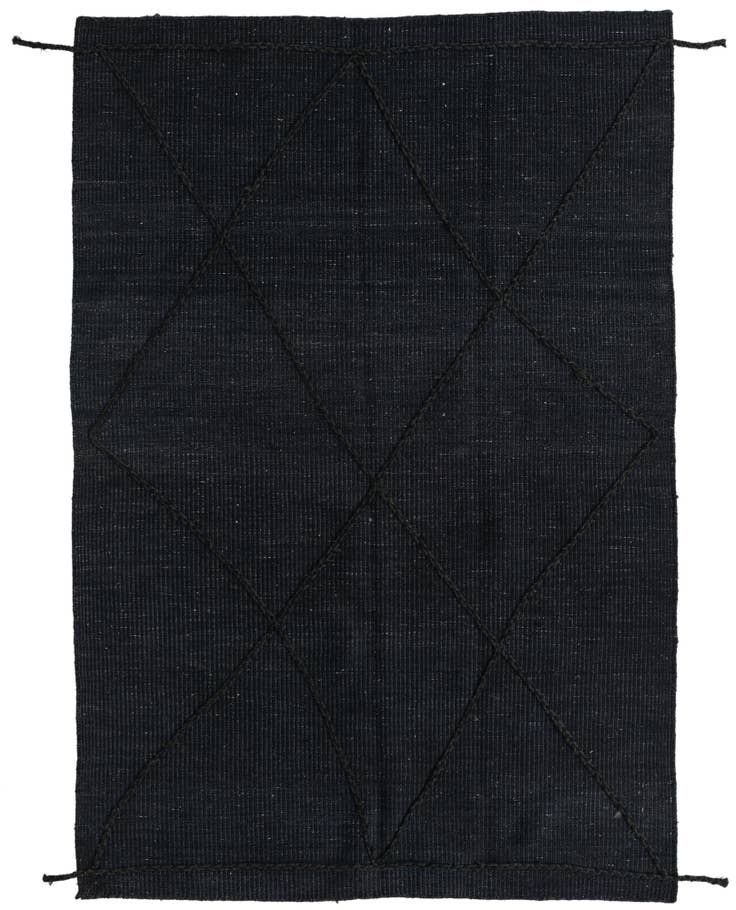Detail image of 5' 5 x 8' Hand Knotted Moroccan Wool Rug