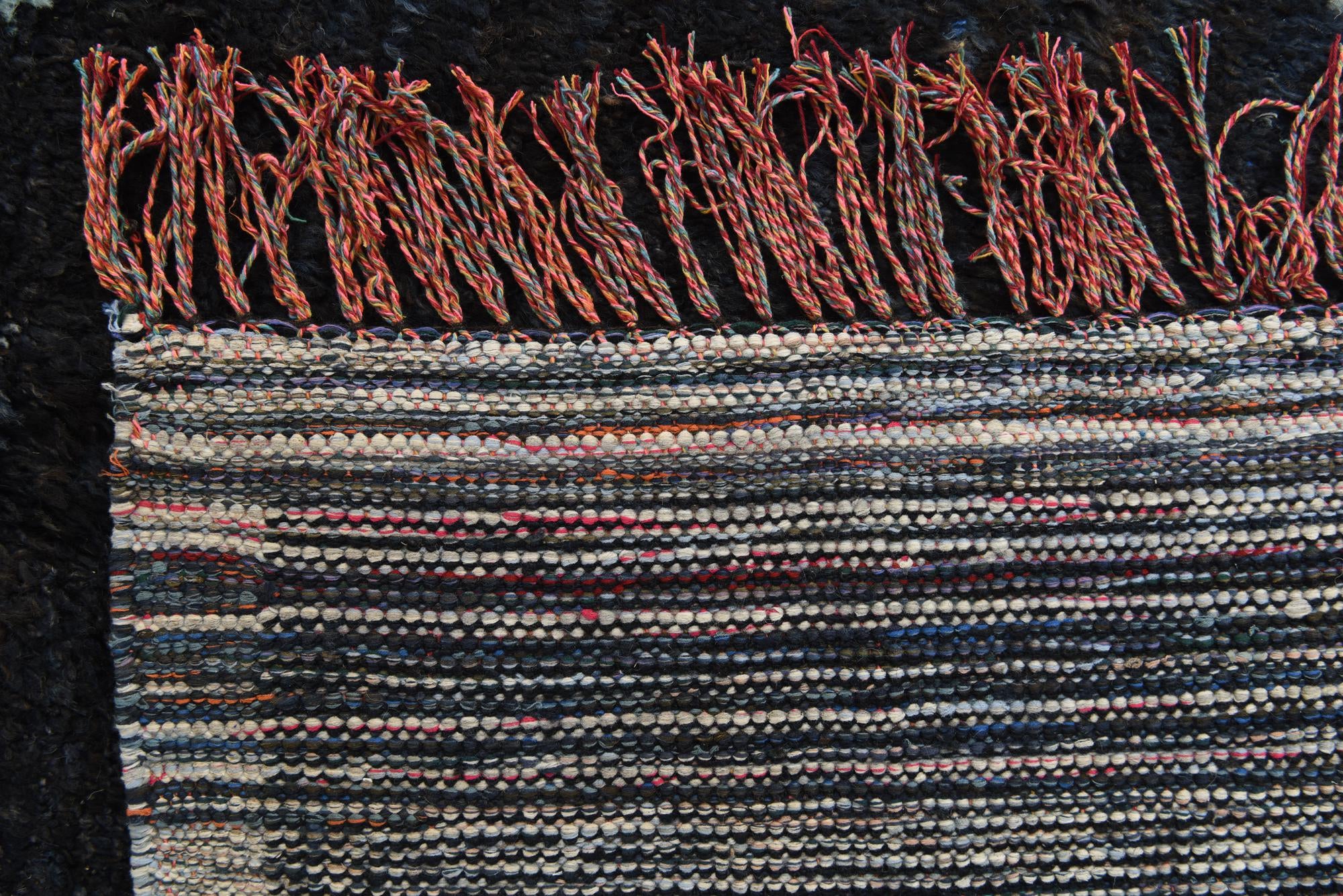 9' 2 x 12' 1 Hand Knotted Moroccan Wool Rug