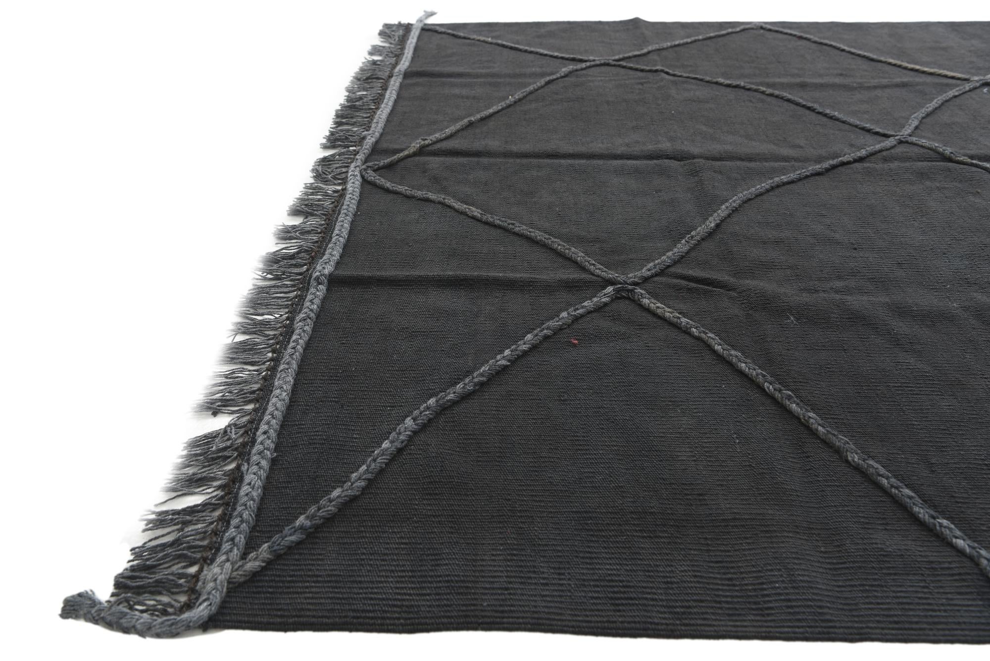 5' 7 x 7' 7 Hand Knotted Moroccan Wool Rug