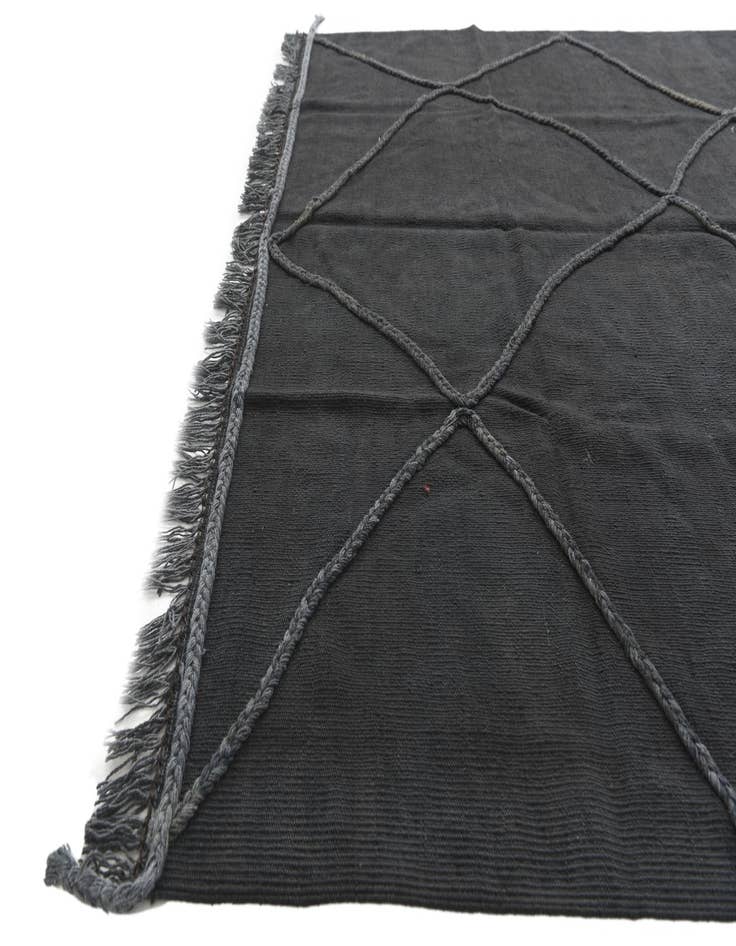 Detail image of 5' 7 x 7' 7  Hand Knotted Moroccan Wool Rug