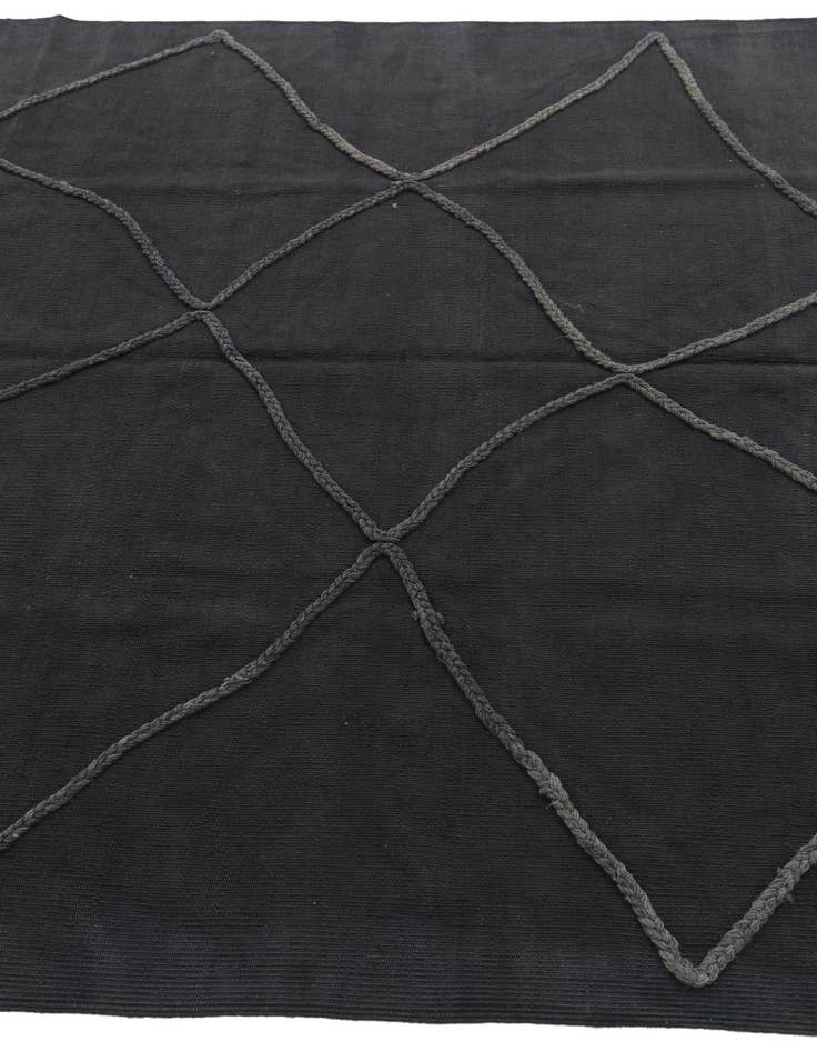 Detail image of 5' 7 x 7' 7  Hand Knotted Moroccan Wool Rug