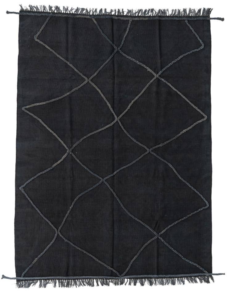 Detail image of 5' 7 x 7' 7 Hand Knotted Moroccan Wool Rug