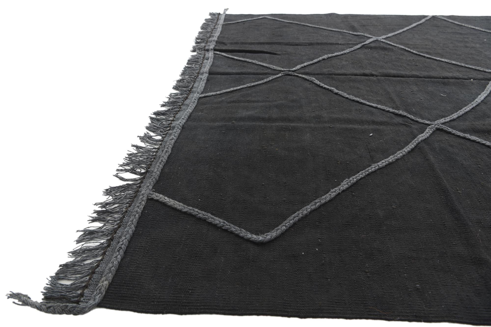 6' 5 x 9' 6 Hand Knotted Moroccan Wool Rug