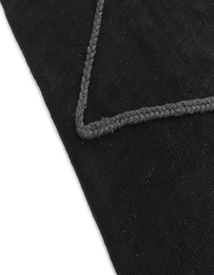 Detail image of 6' 5 x 9' 6  Hand Knotted Moroccan Wool Rug