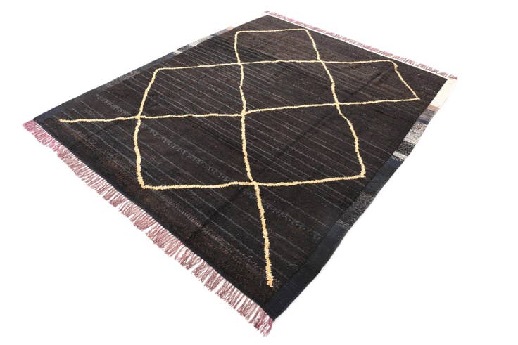 Detail image of 8' 5 x 10' Hand Knotted Moroccan Wool Rug