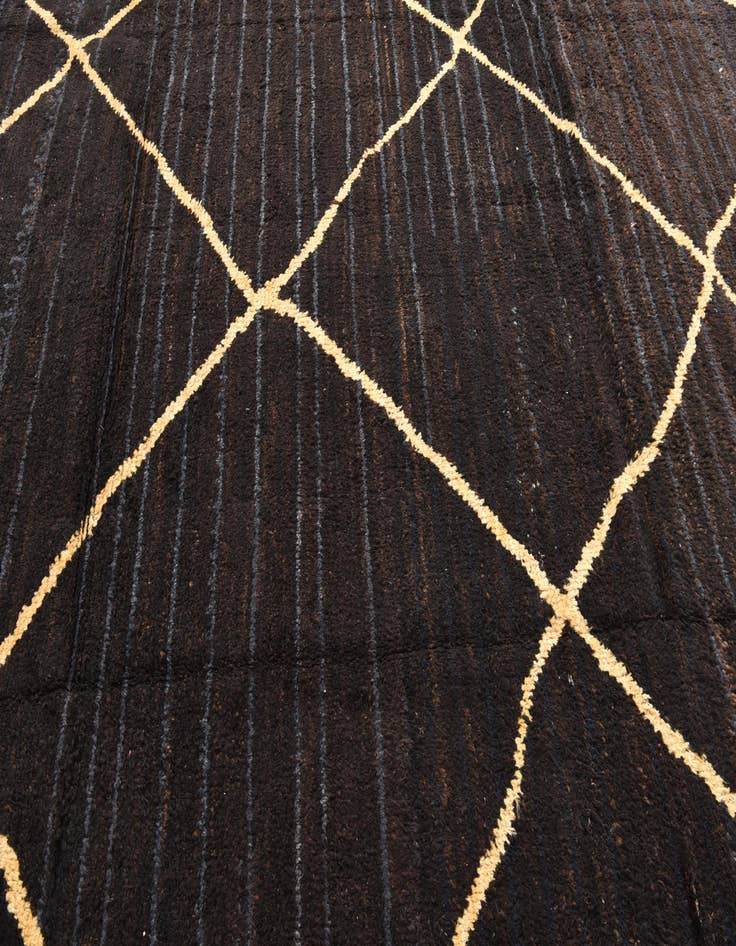 Detail image of 8' 5 x 10'  Hand Knotted Moroccan Wool Rug