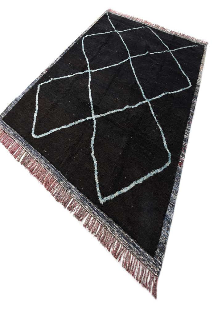 8' 2 x 10' 2 Hand Knotted Moroccan Wool Rug