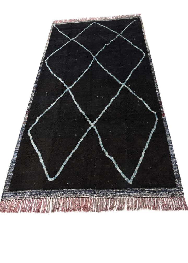 8' 2 x 10' 2 Hand Knotted Moroccan Wool Rug