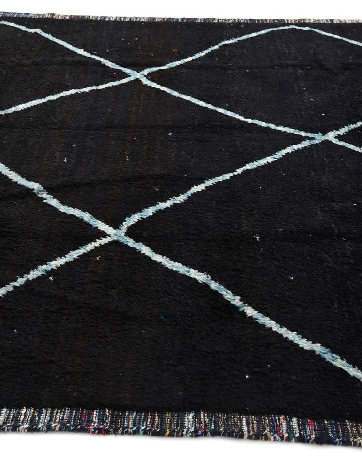 Detail image of 8' 2 x 10' 2 Hand Knotted Moroccan Wool Rug