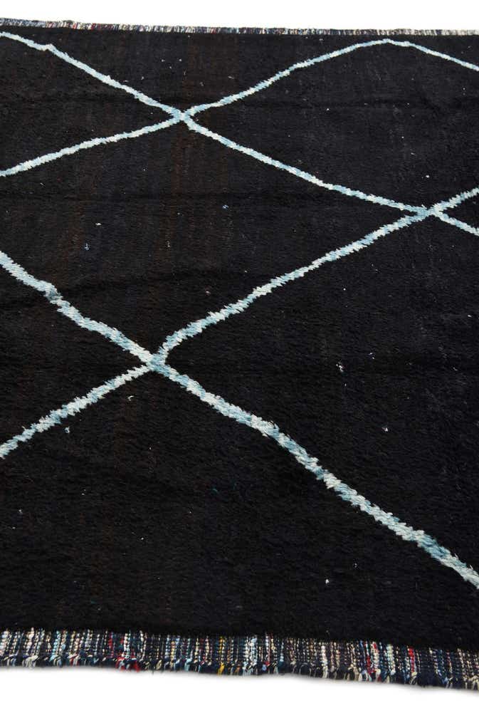 8' 2 x 10' 2 Hand Knotted Moroccan Wool Rug