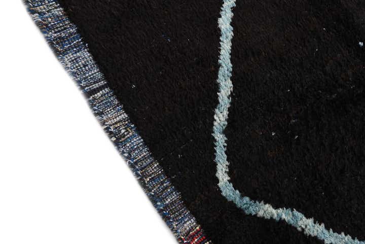 8' 2 x 10' 2 Hand Knotted Moroccan Wool Rug