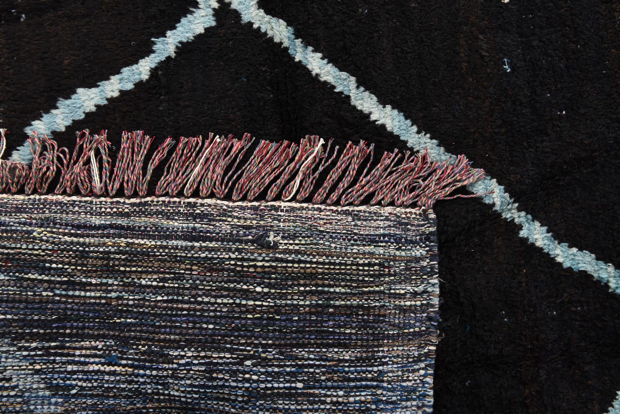 8' 2 x 10' 2 Hand Knotted Moroccan Wool Rug