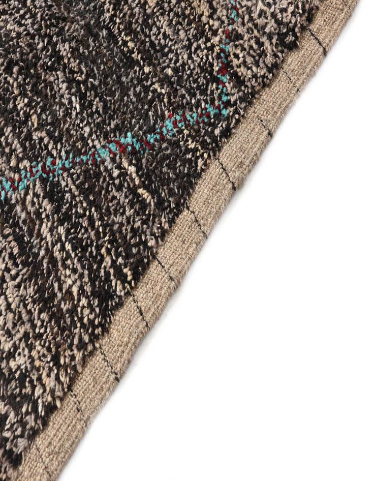 Detail image of 5' 2 x 8' 3  Hand Knotted Moroccan Wool Rug