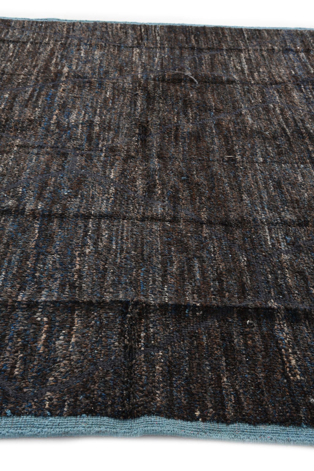 9' 1 x 12' 5 Hand Knotted Moroccan Wool Rug