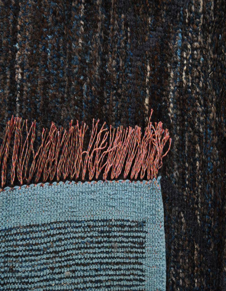Detail image of 9' 1 x 12' 5  Hand Knotted Moroccan Wool Rug