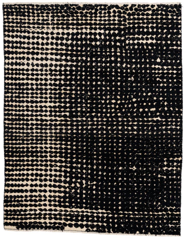 Detail image of 5' 6 x 8' 1 Hand Knotted Moroccan Wool Rug