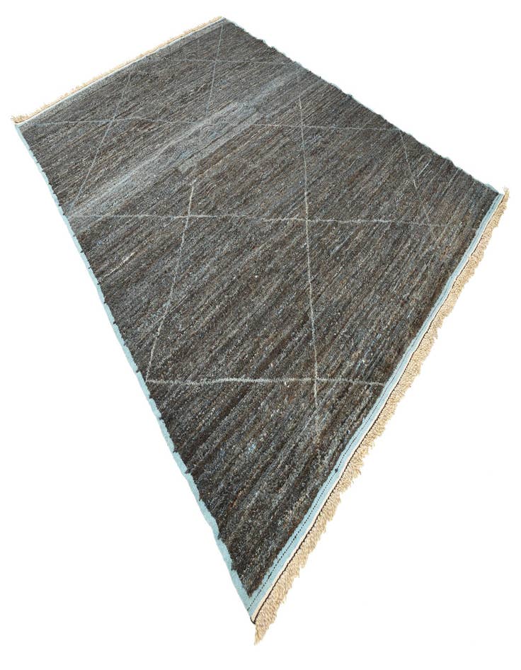 Detail image of 9' 2 x 12' 9  Hand Knotted Moroccan Wool Rug