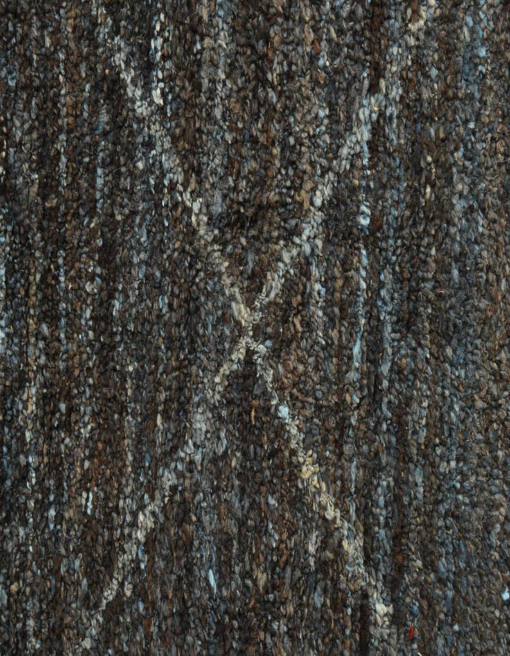 Detail image of 9' 2 x 12' 9  Hand Knotted Moroccan Wool Rug