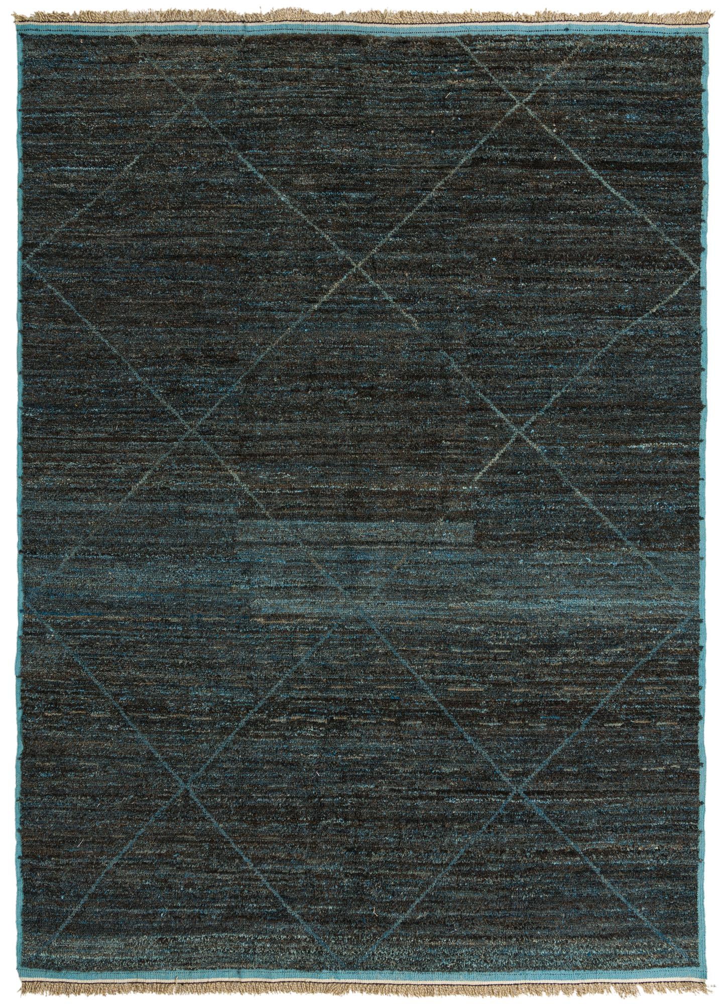 9' 2 x 12' 9 Hand Knotted Moroccan Wool Rug
