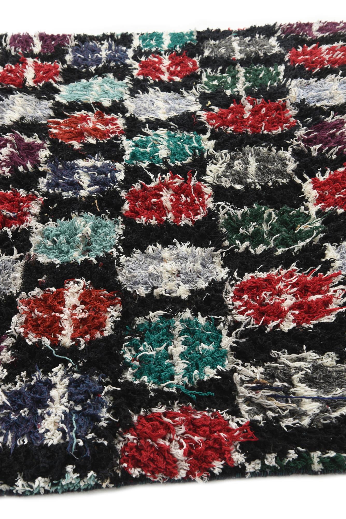 5' 2 x 8' 3 Hand Knotted Moroccan Wool Rug