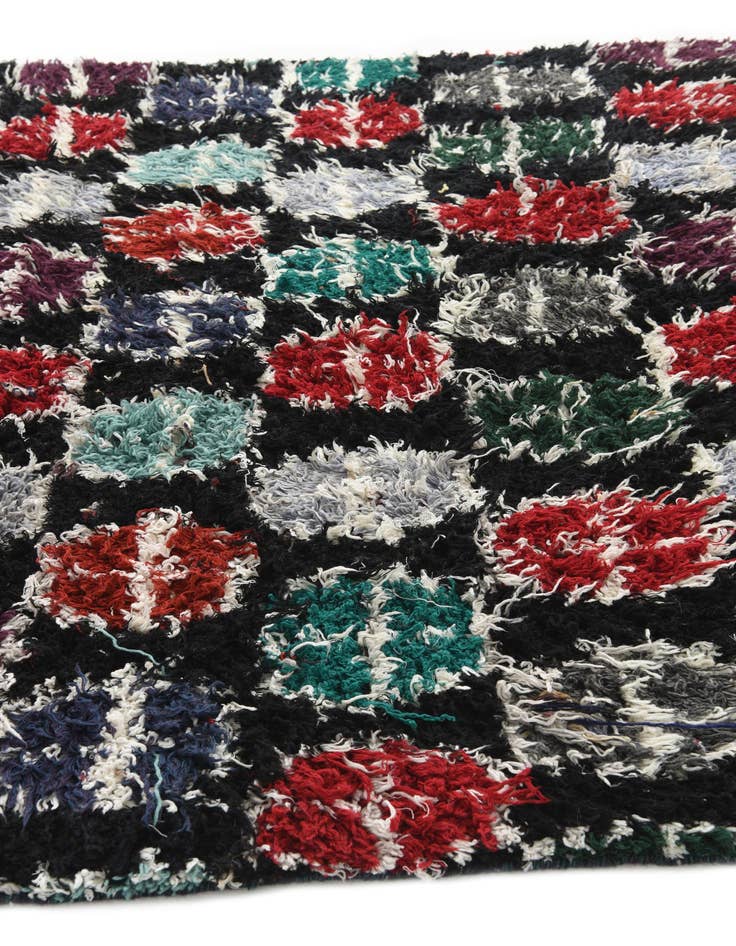 Detail image of 5' 2 x 8' 3  Hand Knotted Moroccan Wool Rug