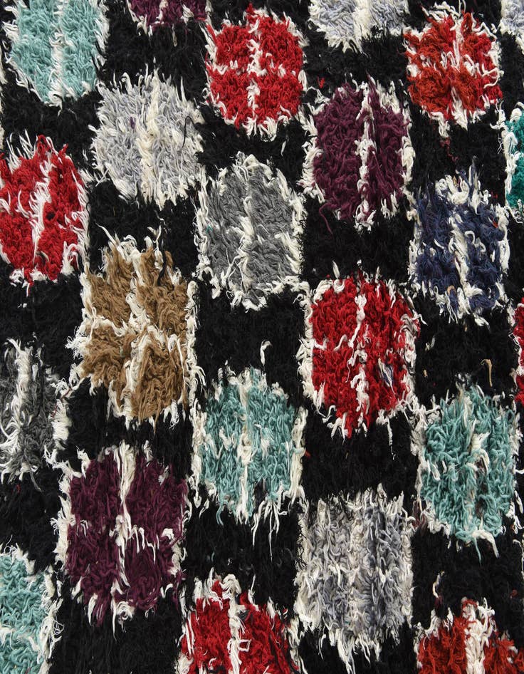 Detail image of 5' 2 x 8' 3  Hand Knotted Moroccan Wool Rug