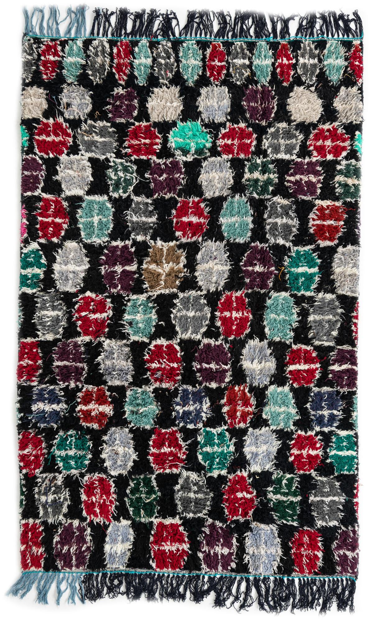 5' 2 x 8' 3 Hand Knotted Moroccan Wool Rug