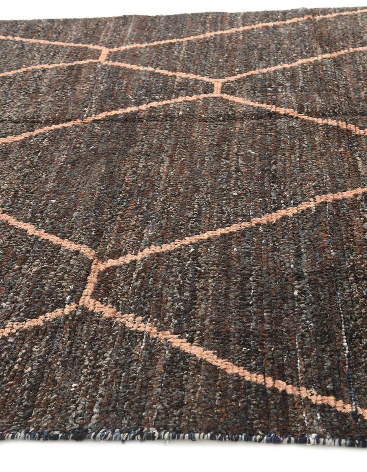 Detail image of 6' 4 x 9' 2  Hand Knotted Moroccan Wool Rug