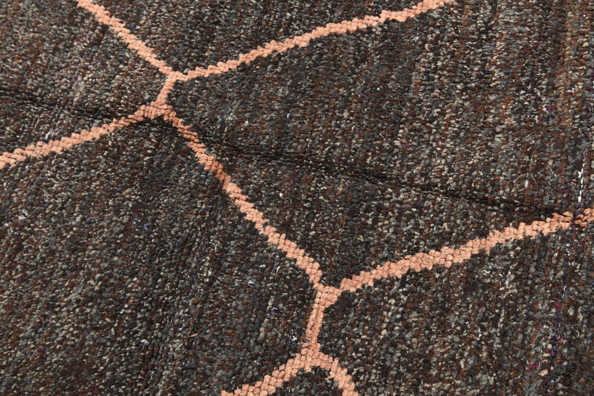 6' 4 x 9' 2 Hand Knotted Moroccan Wool Rug