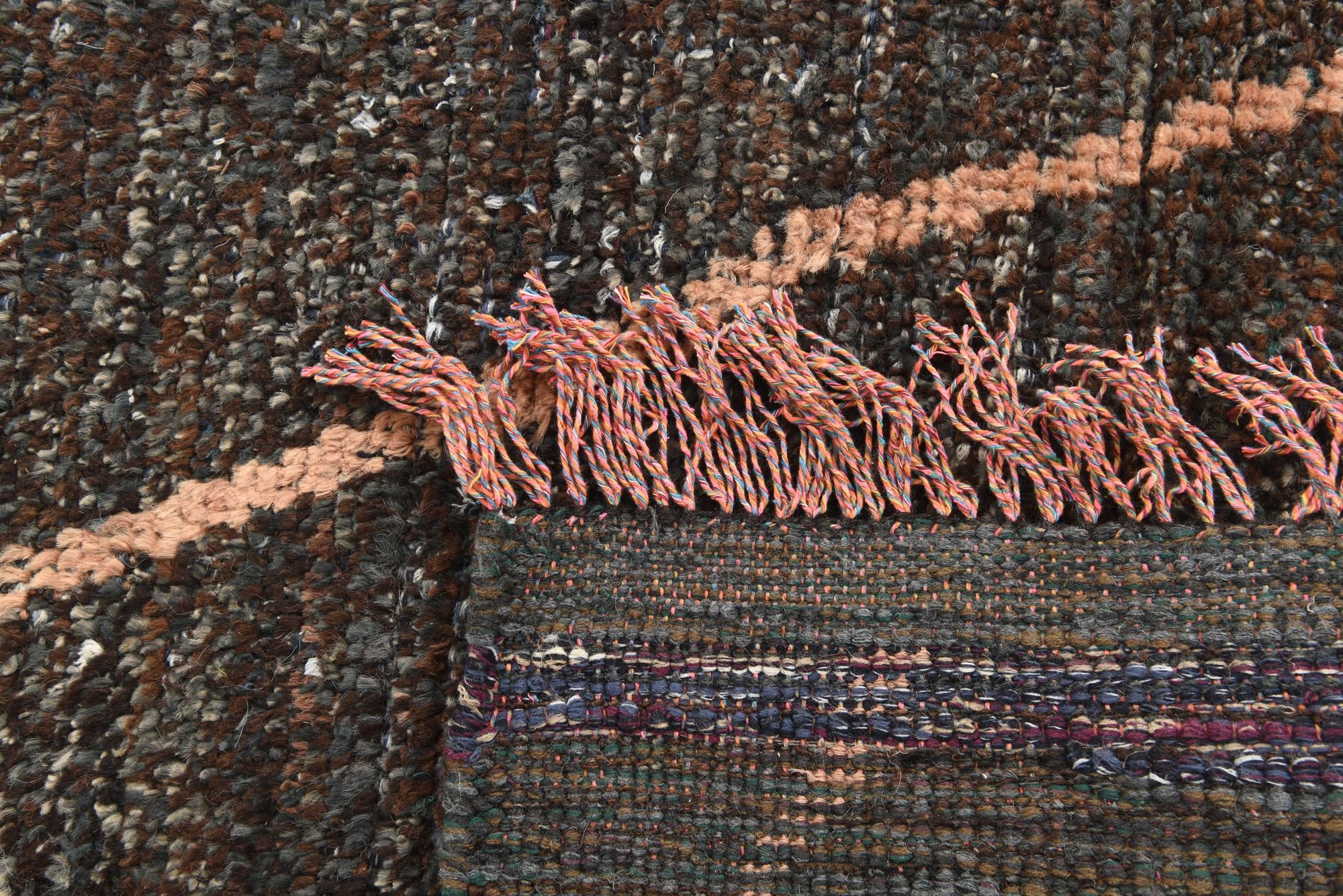 6' 4 x 9' 2 Hand Knotted Moroccan Wool Rug