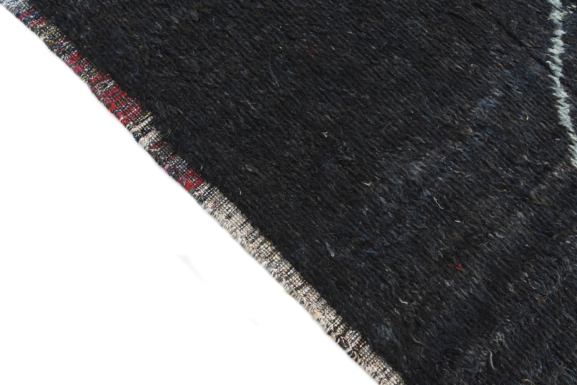 9' 5 x 12' Hand Knotted Moroccan Wool Rug