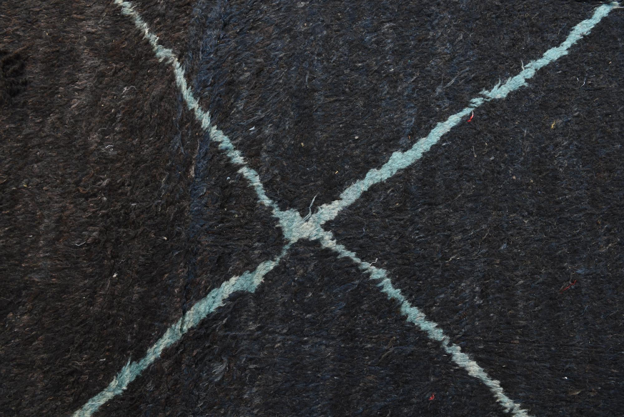 9' 5 x 12' Hand Knotted Moroccan Wool Rug