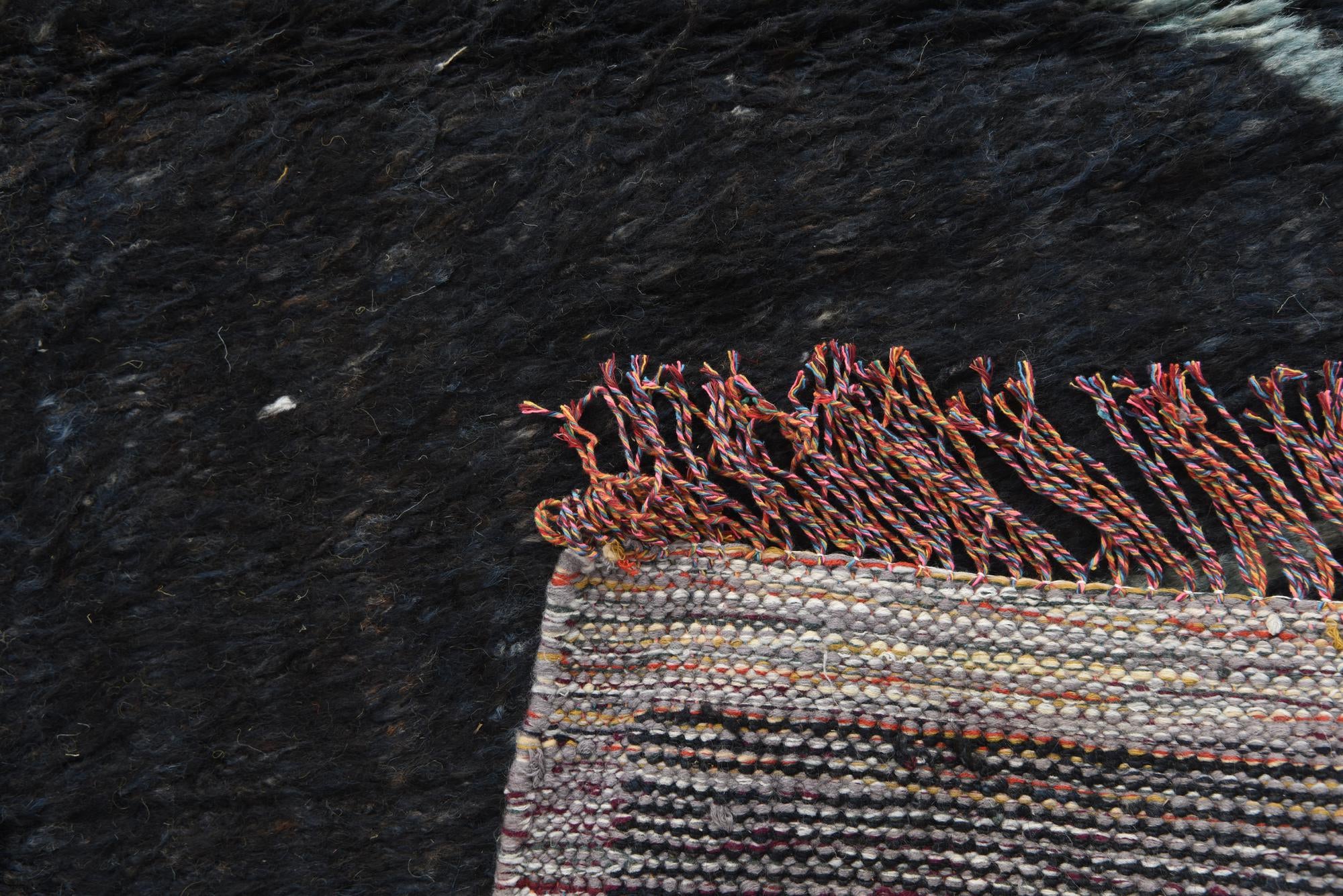 9' 5 x 12' Hand Knotted Moroccan Wool Rug