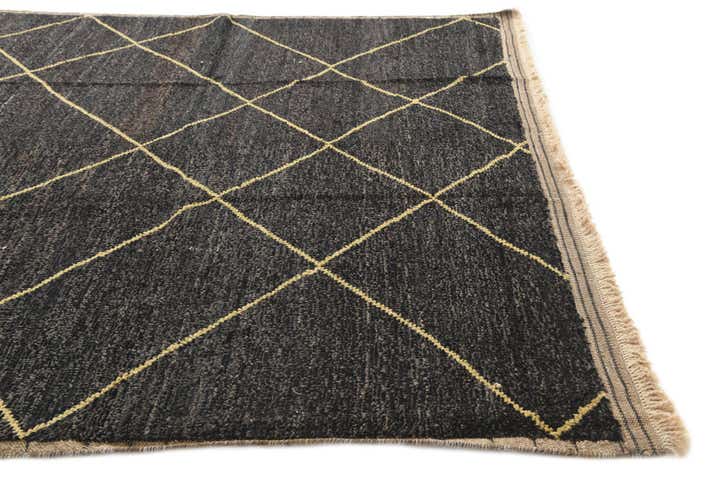 8' x 10' Hand Knotted Moroccan Wool Rug
