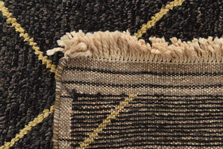 8' x 10' Hand Knotted Moroccan Wool Rug