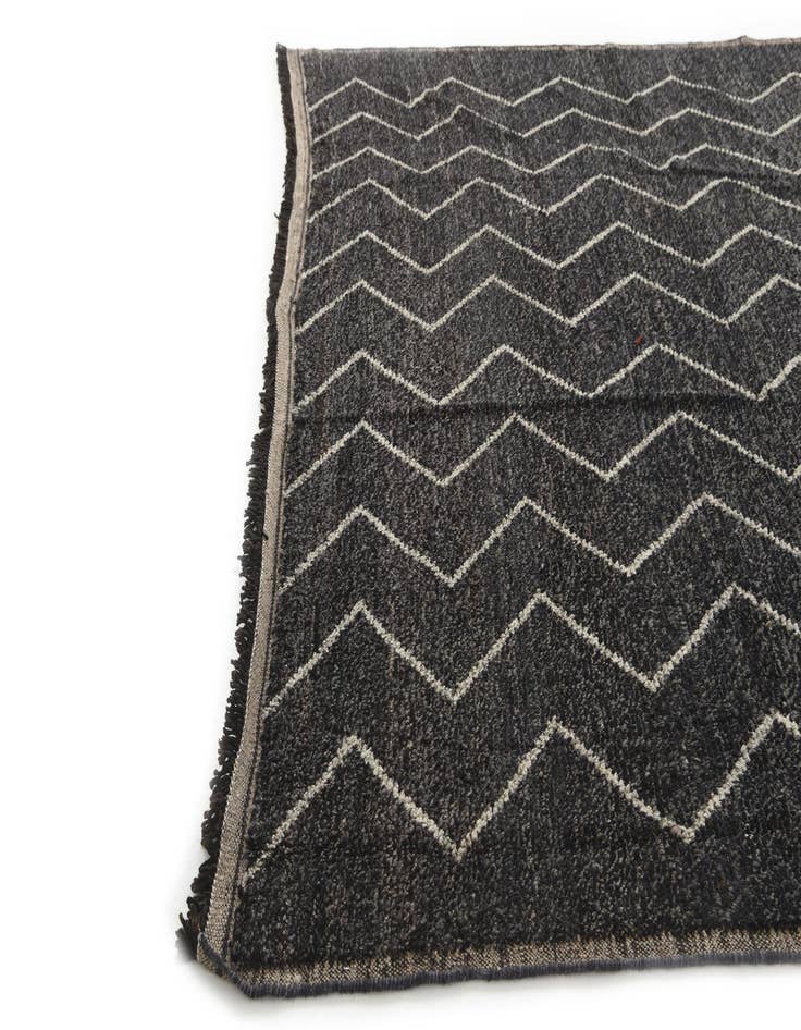 Detail image of 9' x 12' 9  Hand Knotted Moroccan Wool Rug