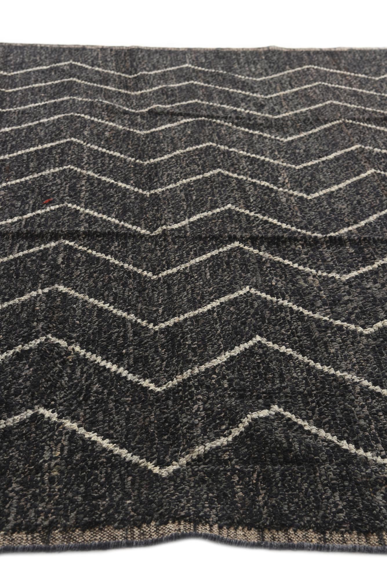 9' x 12' 9 Hand Knotted Moroccan Wool Rug