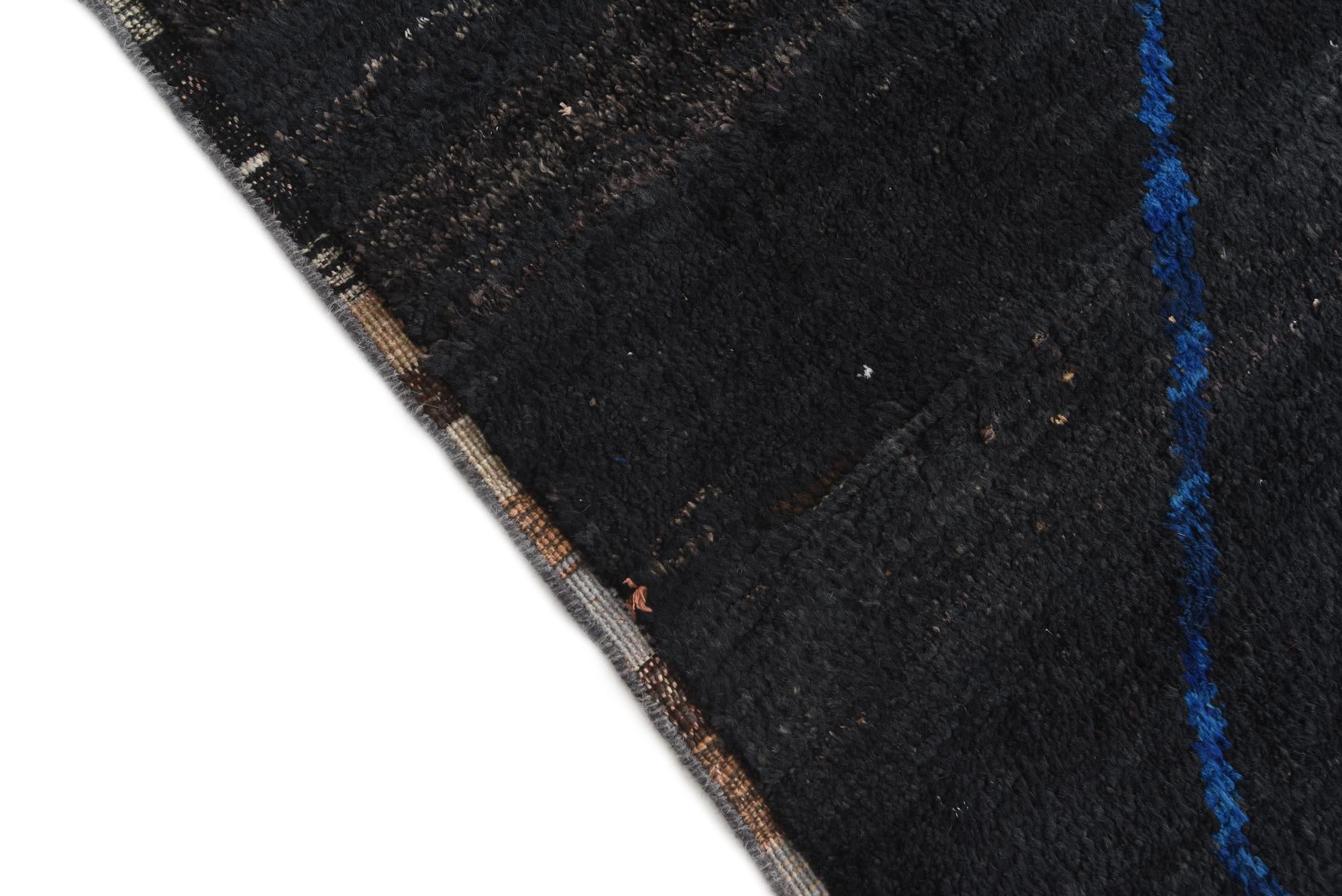 8' 4 x 12' 9 Hand Knotted Moroccan Wool Rug