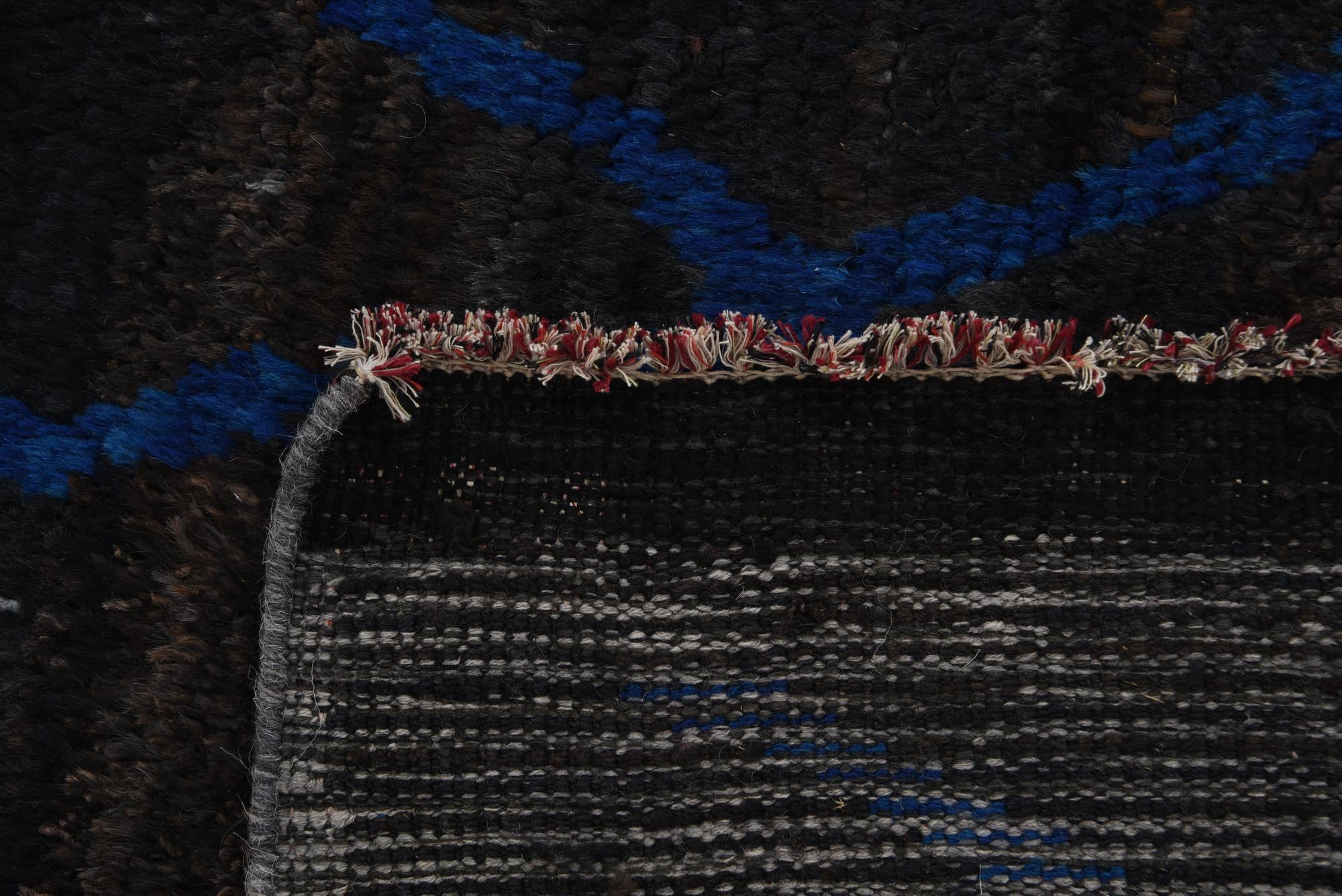 8' 4 x 12' 9 Hand Knotted Moroccan Wool Rug