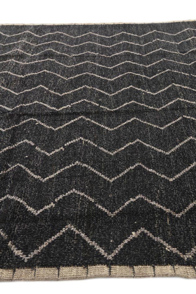 Detail image of 9' 2 x 12' 5 Hand Knotted Moroccan Wool Rug