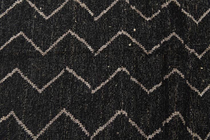 Detail image of 9' 2 x 12' 5 Hand Knotted Moroccan Wool Rug