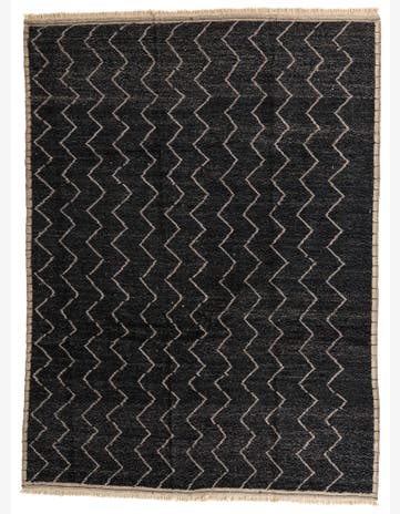 9' 2 x 12' 5 Hand Knotted Moroccan Wool Rug