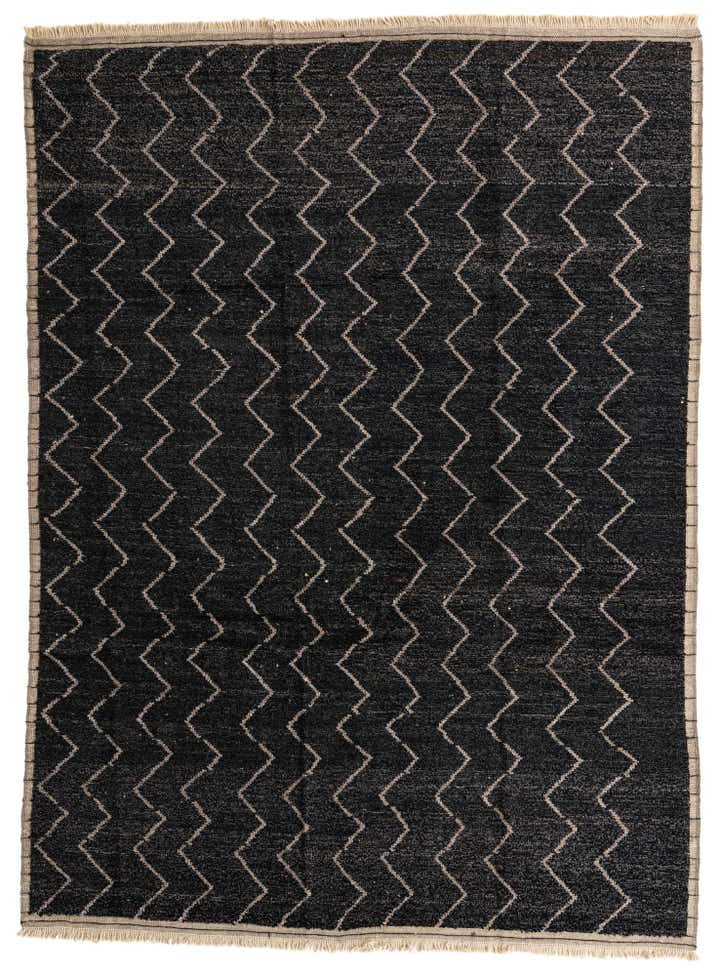 9' 2 x 12' 5 Hand Knotted Moroccan Wool Rug