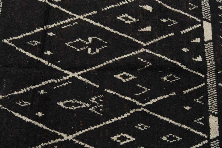 5' 3 x 8' 3 Hand Knotted Moroccan Wool Rug