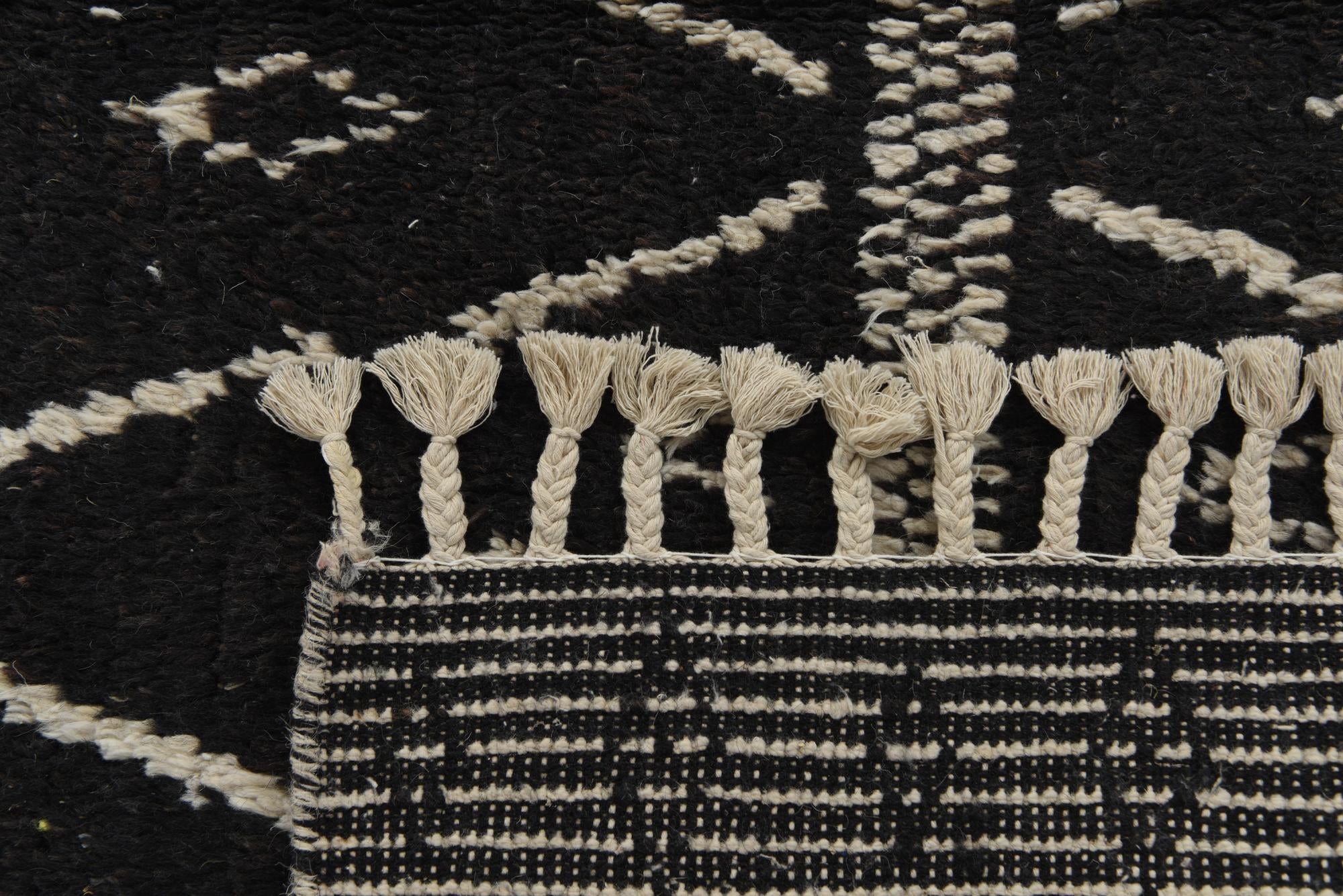 5' 3 x 8' 3 Hand Knotted Moroccan Wool Rug