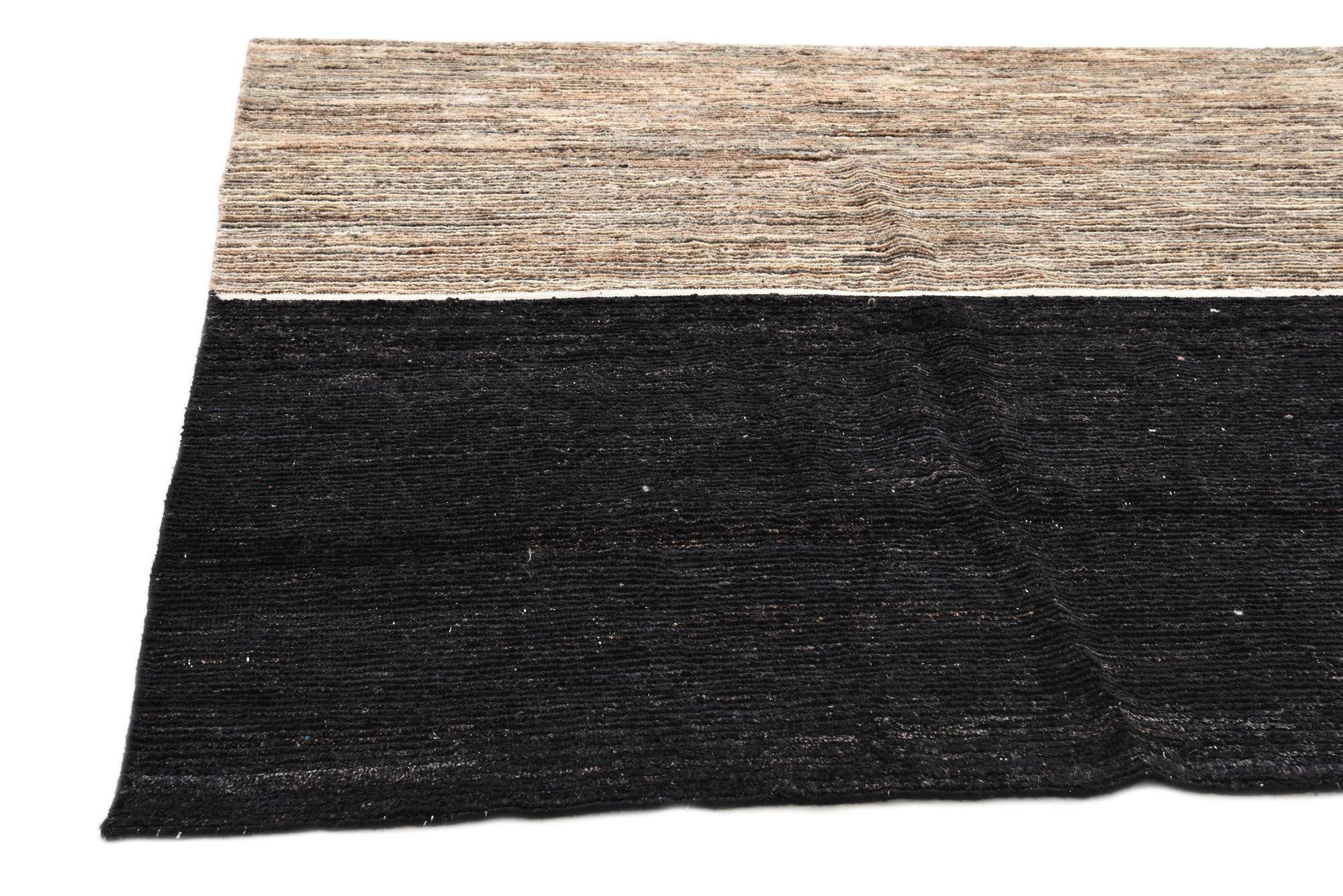7' 2 x 10' 4 Hand Knotted Moroccan Wool Rug