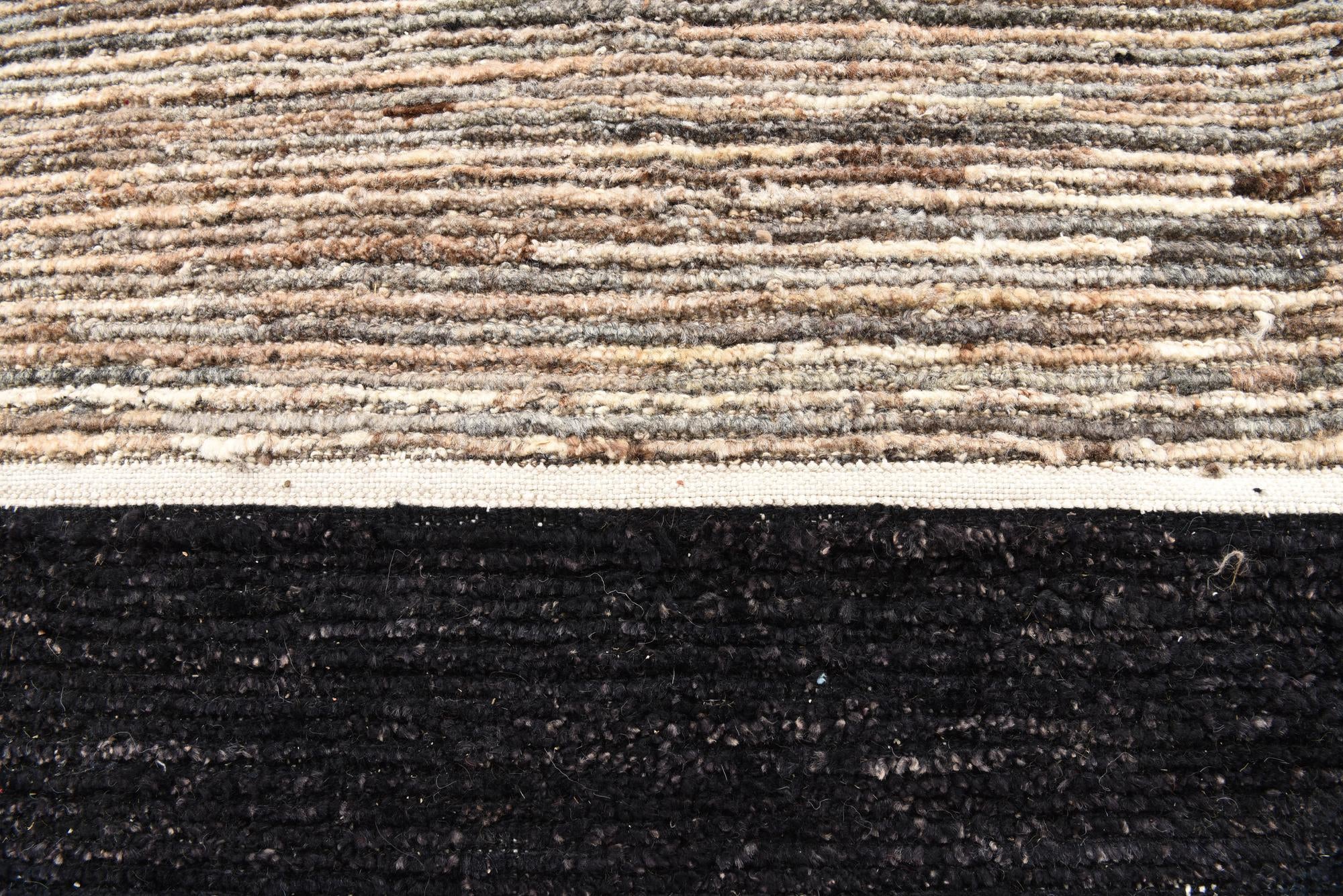 7' 2 x 10' 4 Hand Knotted Moroccan Wool Rug