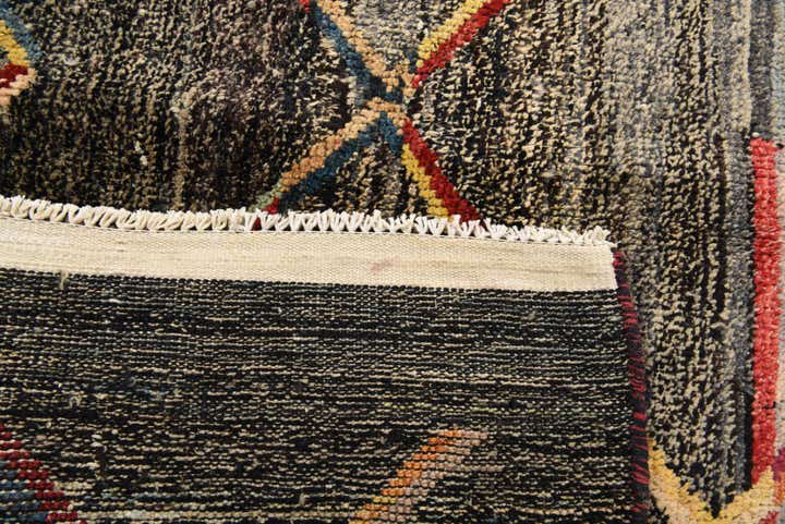 5' 6 x 8' 3 Hand Knotted Moroccan Wool Rug