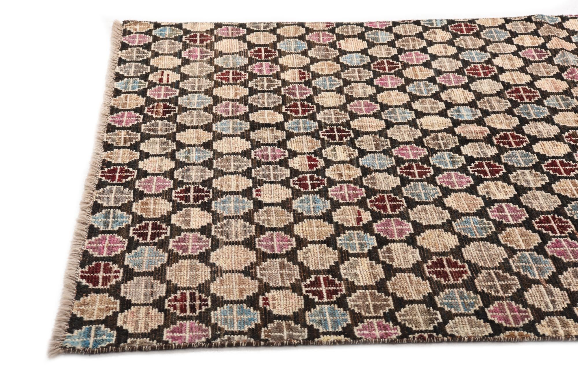5' x 8' Hand Knotted Moroccan Wool Rug