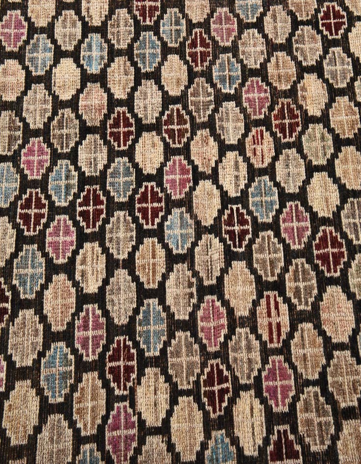 Detail image of 5' x 8'  Hand Knotted Moroccan Wool Rug